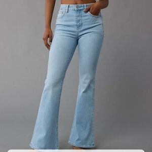 Women’s AE super high rise flare jeans || NWT || Size 14/short